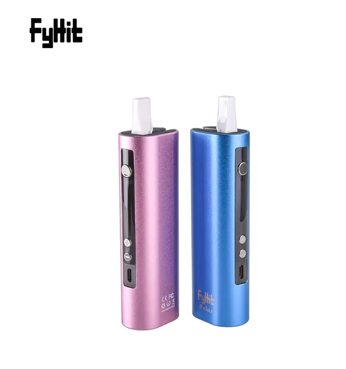 FyHit Relax dry herb vaporizer, OLED display, 120–225 °C control — view 4