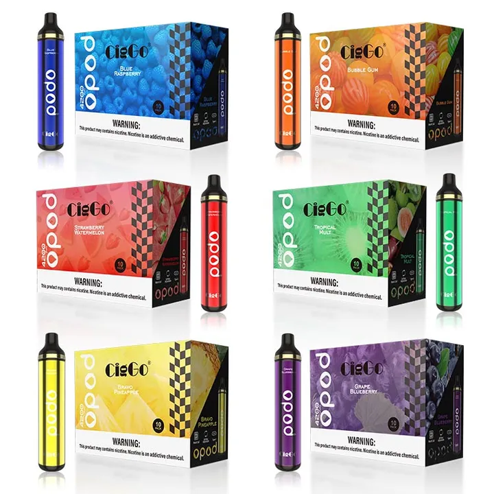 J11 CigGo Opod 4200-puff disposable vape, 10 ml, 650 mAh, mesh coil — view 3