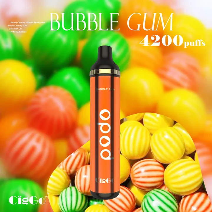 J11 CigGo Opod 4200-puff disposable vape, 10 ml, 650 mAh, mesh coil — view 5