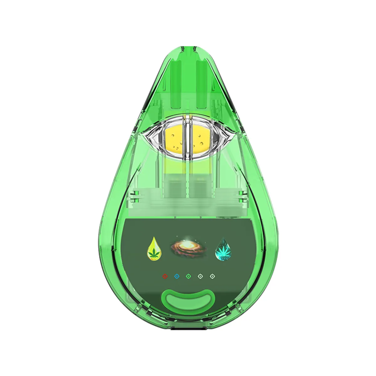 J90 dual-tank disposable vape, 1 ml + 1 ml, 1.8 inch customizable screen — view 1