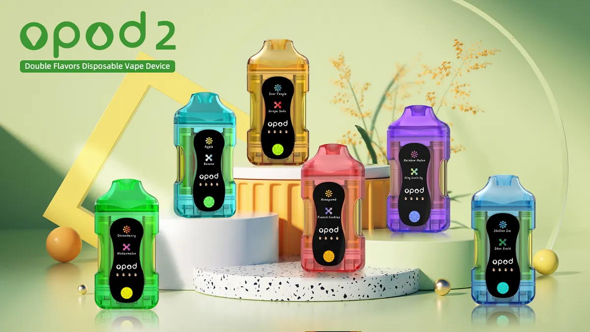 J91 dual-tank disposable vape, 2 ml + 2 ml tanks, 450 mAh battery — view 4