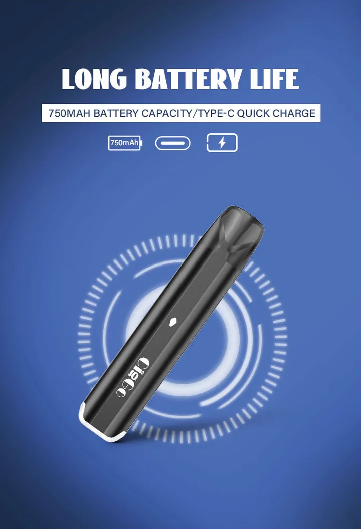 M23 Bysoul open pod vape system, 450 mAh with ceramic coil — view 6