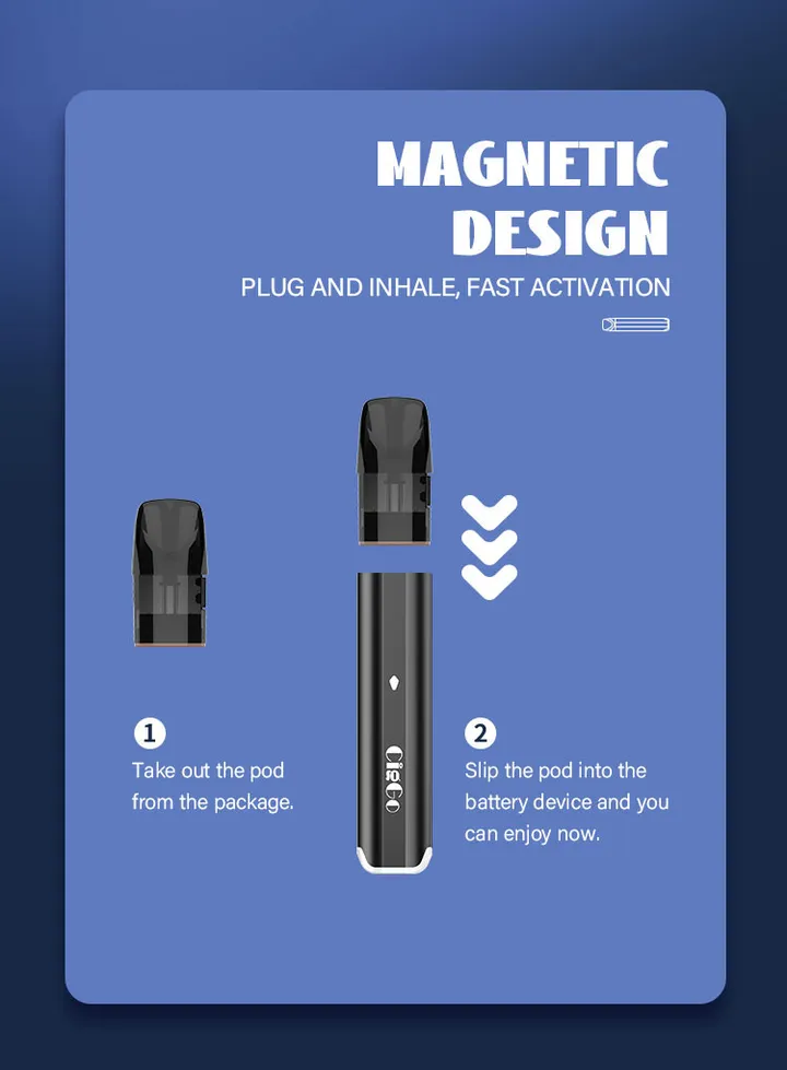 M23 Bysoul open pod vape system, 450 mAh with ceramic coil — view 7