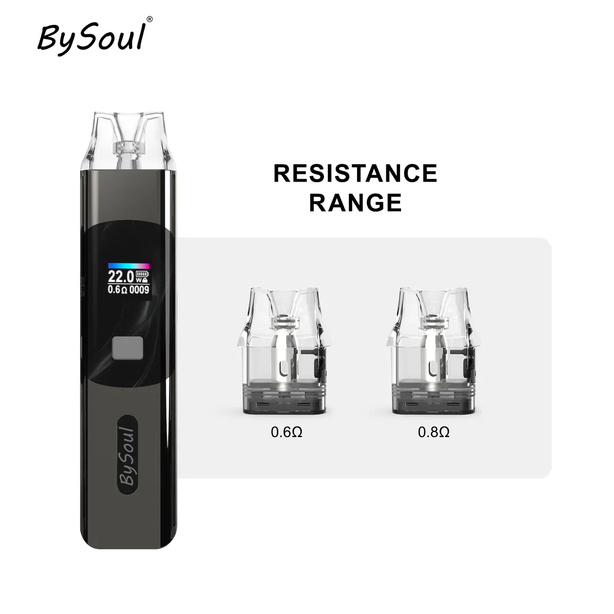 M37 Bysoul pod system, 23 W output, 750 mAh, 0.42 inch OLED screen — view 10