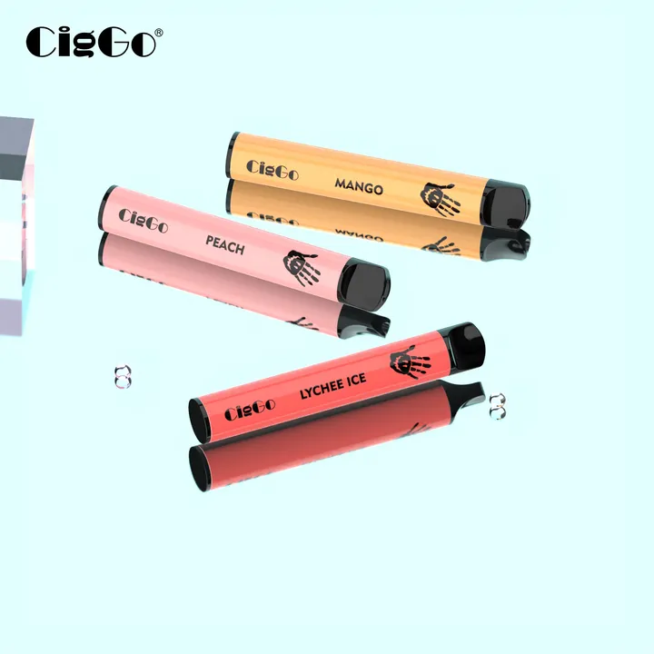 CigGo Slim 600-puff ultra-slim disposable vape, 2.0 ml, 14 × 91 mm — view 2