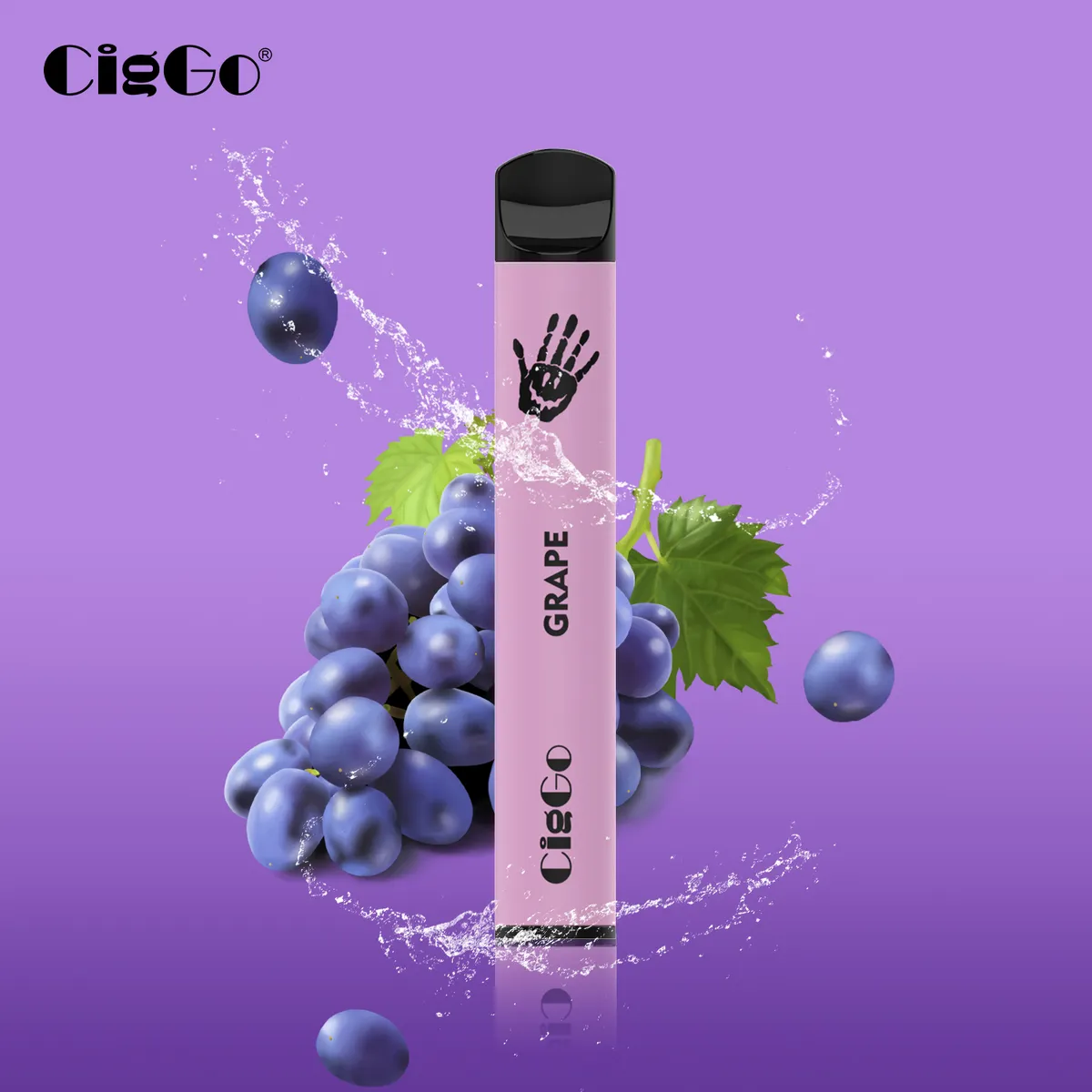 CigGo Slim 600-puff ultra-slim disposable vape, 2.0 ml, 14 × 91 mm — view 3