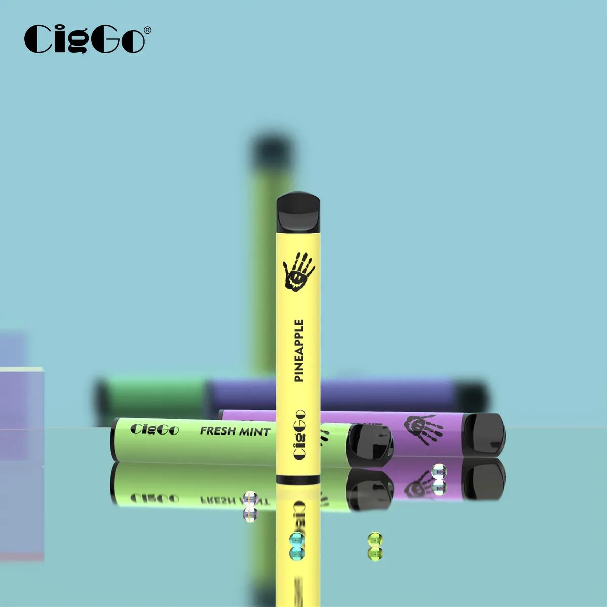 CigGo Slim 600-puff ultra-slim disposable vape, 2.0 ml, 14 × 91 mm — view 11